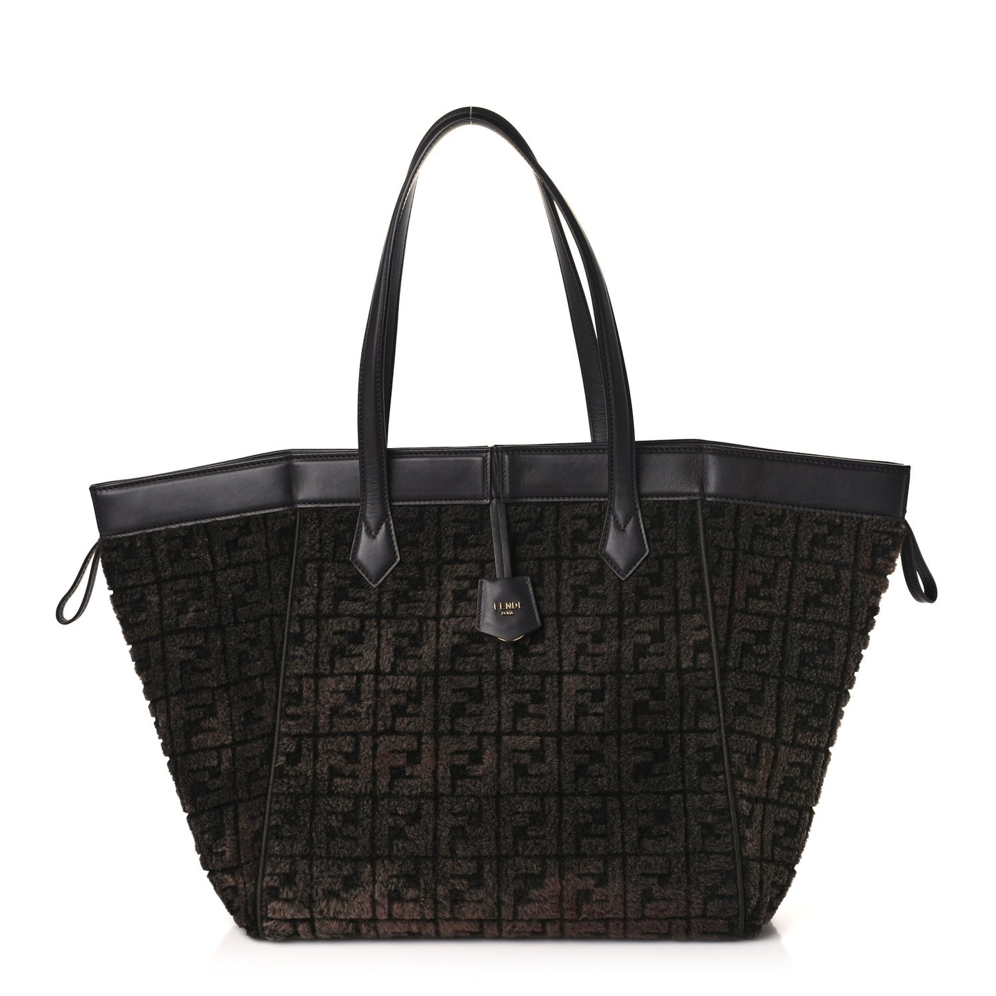 Sheepskin FF 1974 Large Fendi Origami Brown