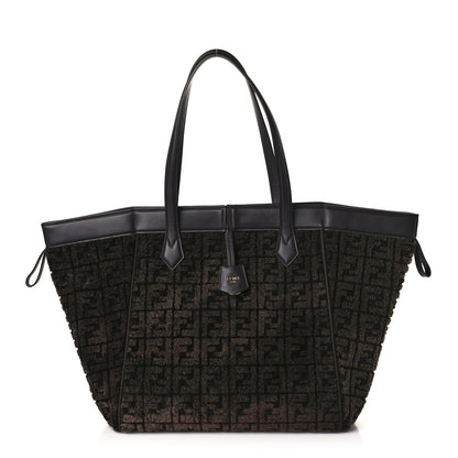 Fendi Sheepskin FF 1974 Large Fendi Origami Brown 5 of 13