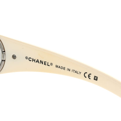 Chanel CC Sunglasses 4145 White 5 of 8