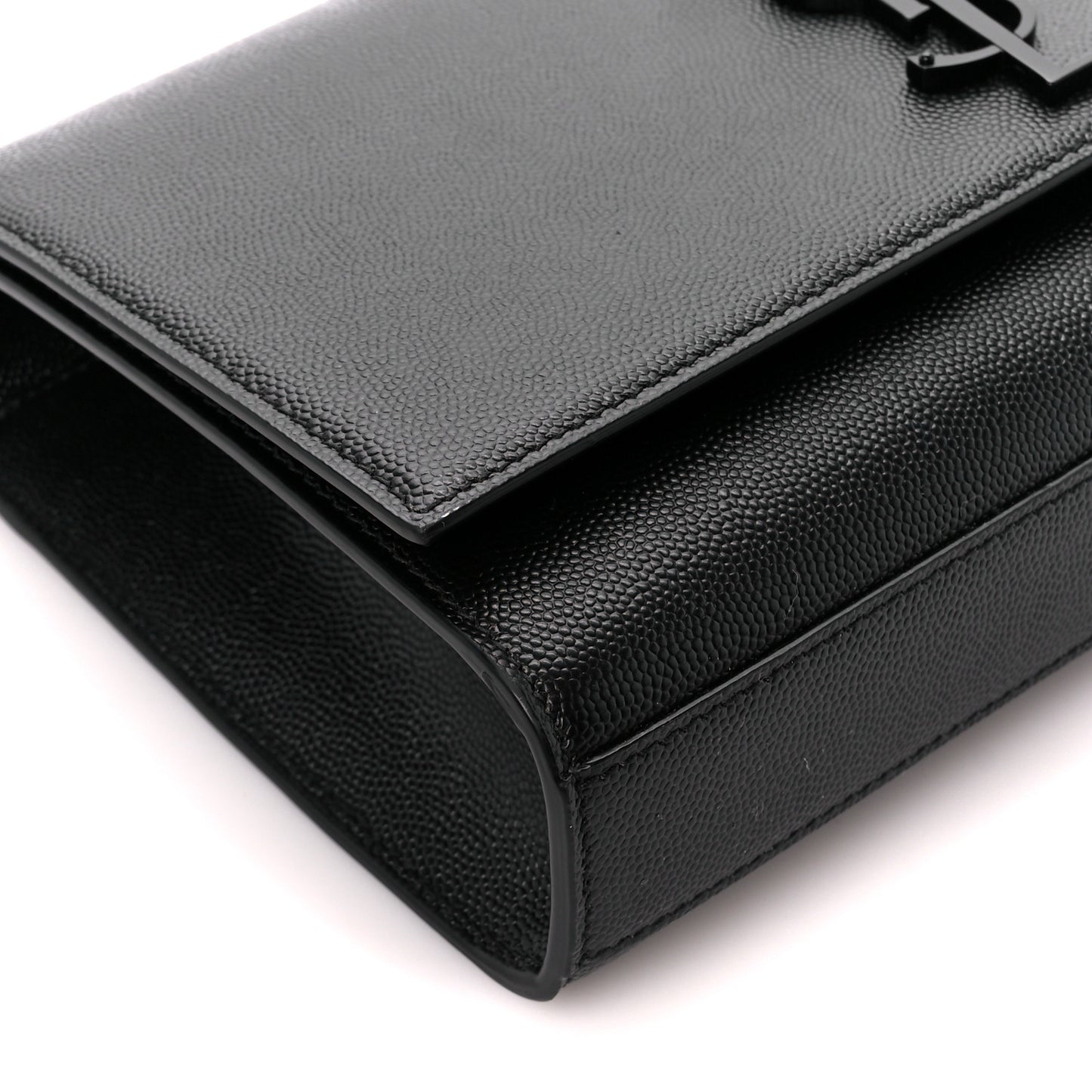 Grain De Poudre Medium Classic Monogram Monochrome Kate Satchel Black