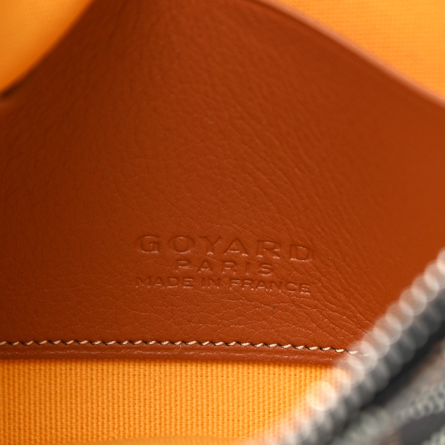 Goyardine Mini Senat Pochette Black Gold