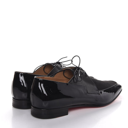 Christian Louboutin Pointeller Suede New Orleans Flat Loafers 45.5 Black 4 of 8