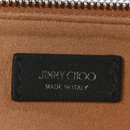 Jimmy Choo Biker Calfskin Overstitch Avenue Clutch Black 6 of 8