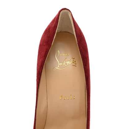 Christian Louboutin Veau Velours Pigalle Follies 100 Pumps 37 Oeillet 7 of 7
