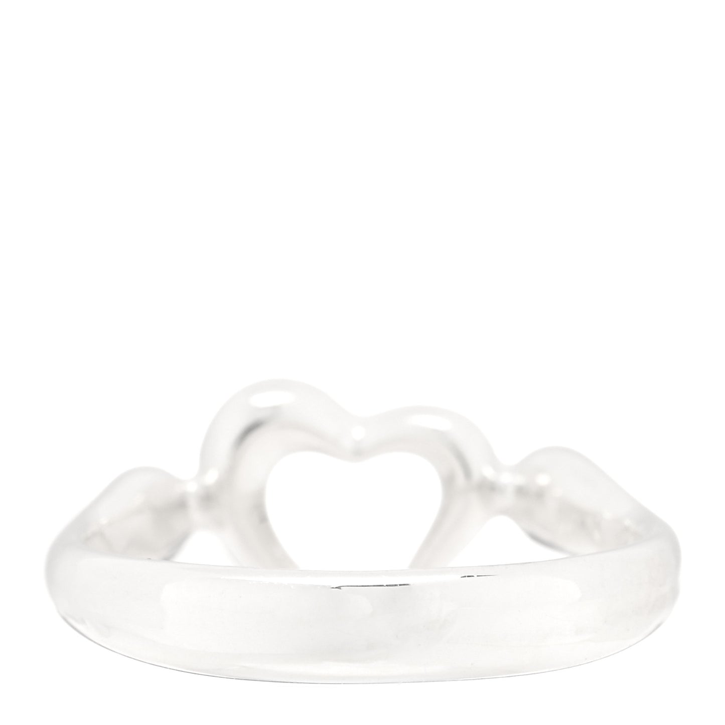 Sterling Silver Elsa Peretti Open Heart Ring 49 5