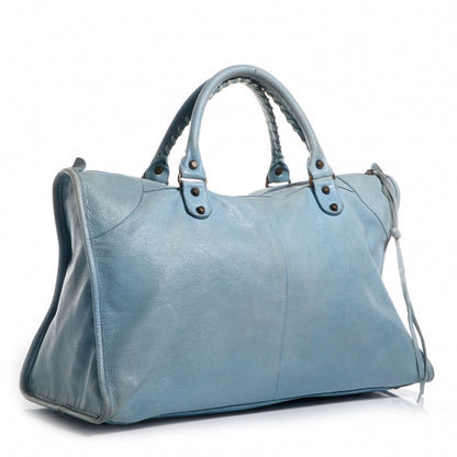 Balenciaga Chevre Work Sky Blue 3 of 11