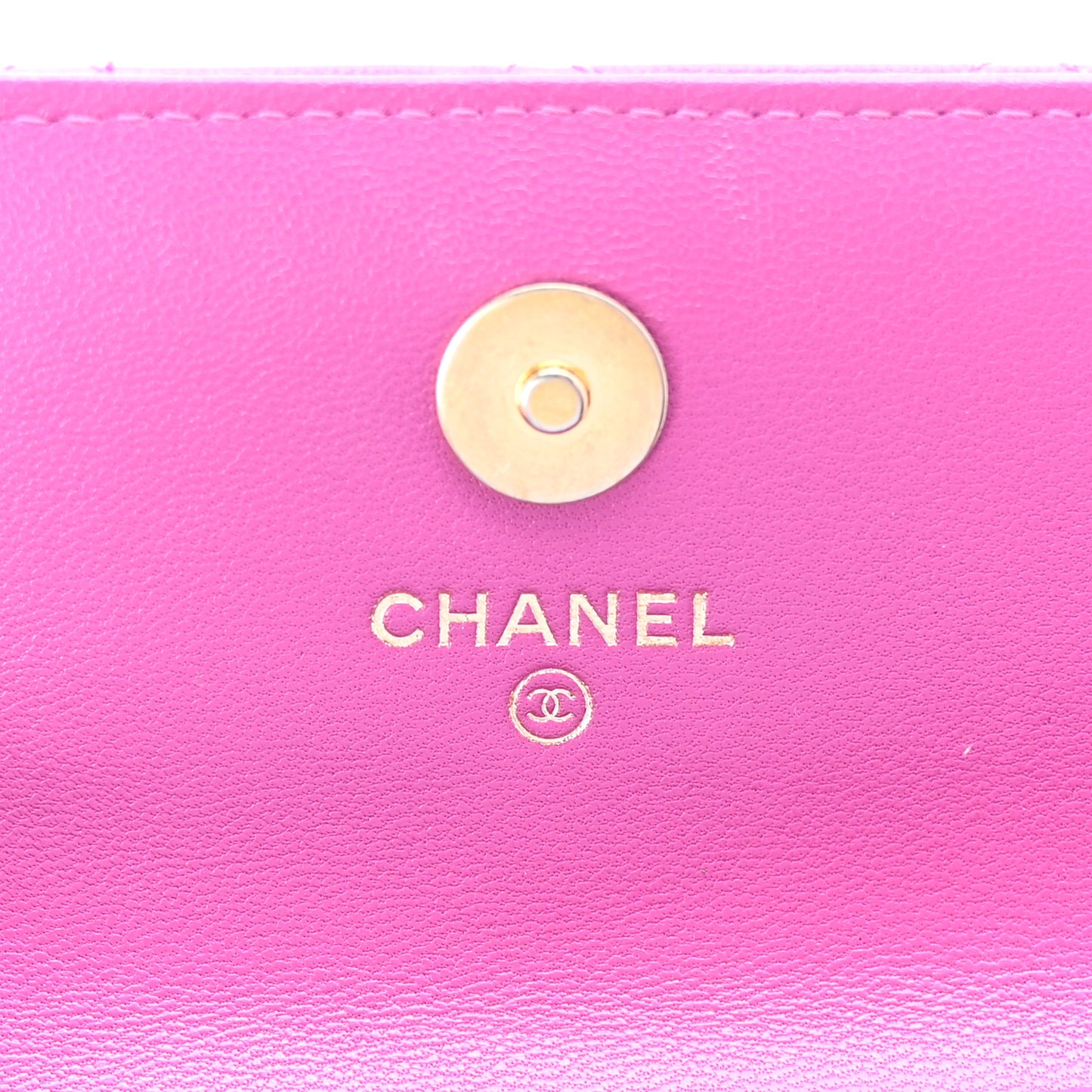 Lambskin Quilted Pearl Crush Clutch With Chain Purple