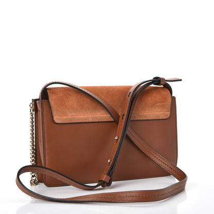 Chloe Suede Calfskin Small Faye Shoulder Bag Tobacco 3 of 10