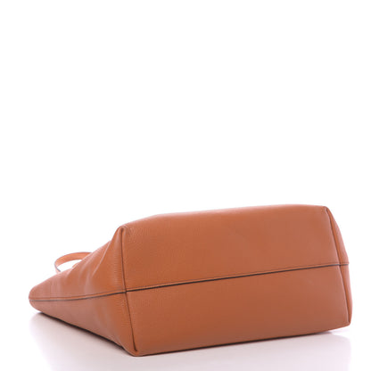 Prada Vitello Phenix Zip Shopping Tote Papaya 4 of 10