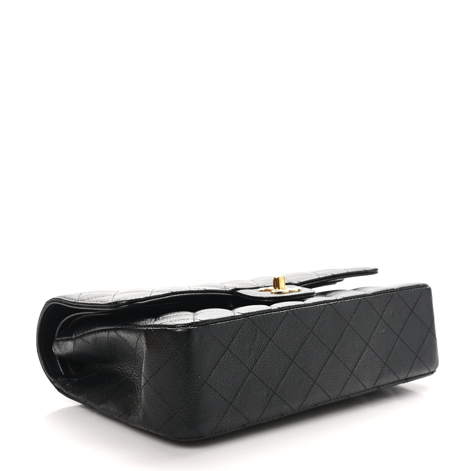 Chanel Caviar Quilted Medium Double Flap Black 4 of 11