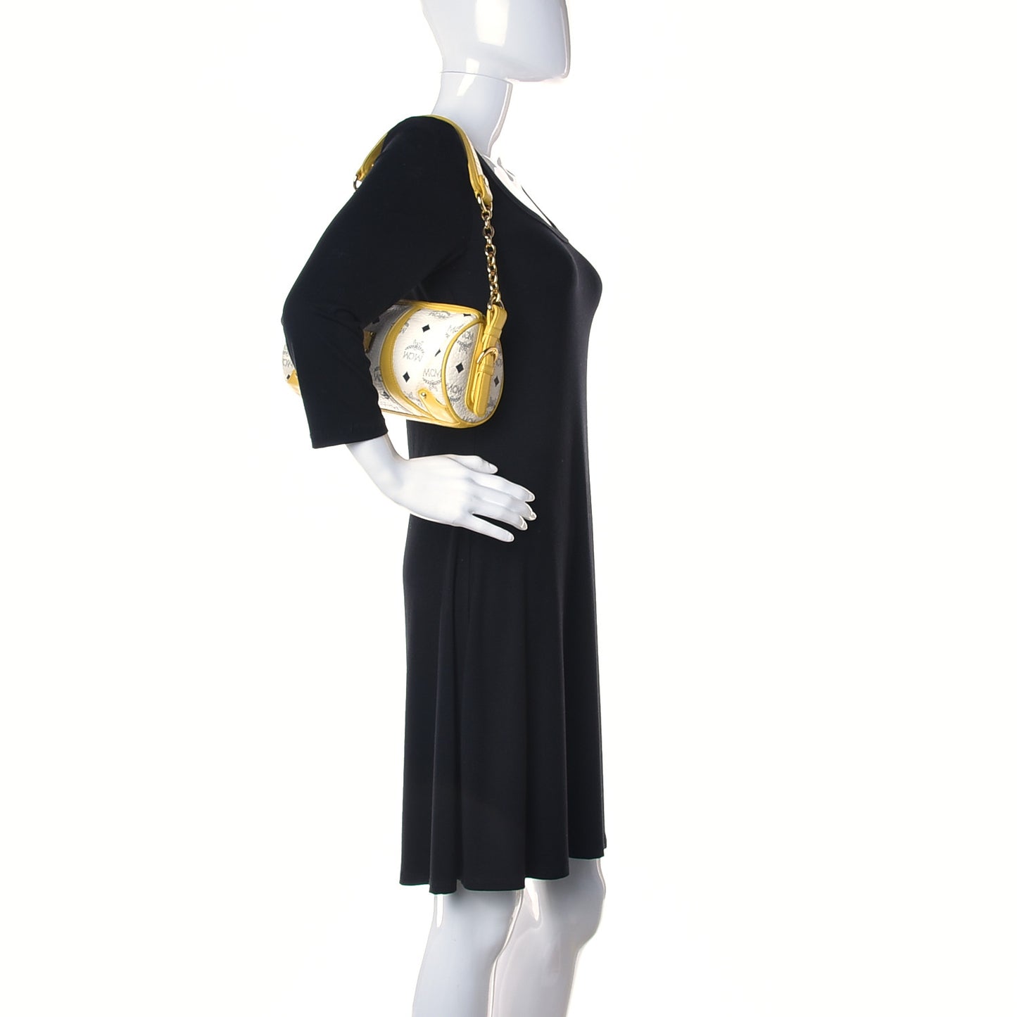 Visetos Barrel Bag White Yellow