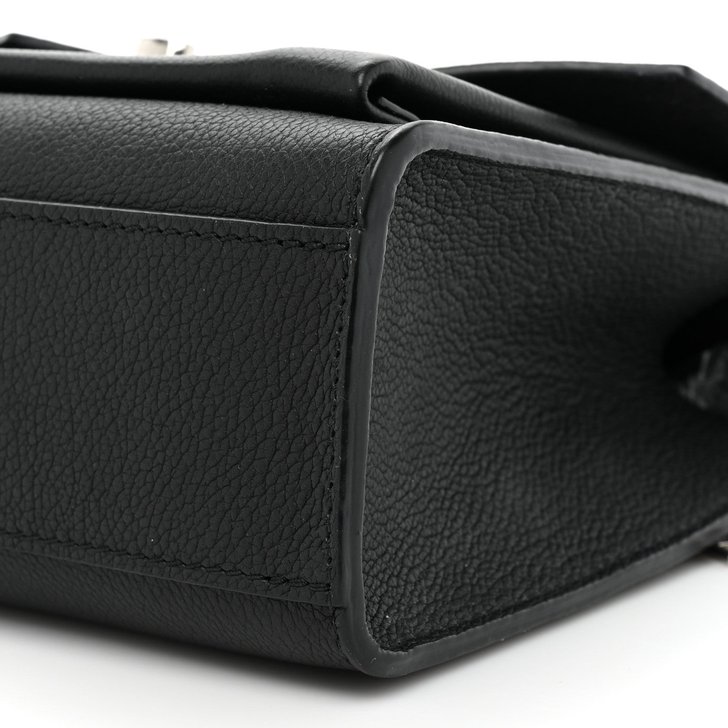 Louis Vuitton Soft Calfskin My Lockme Chain Bag BB Black 8 of 9