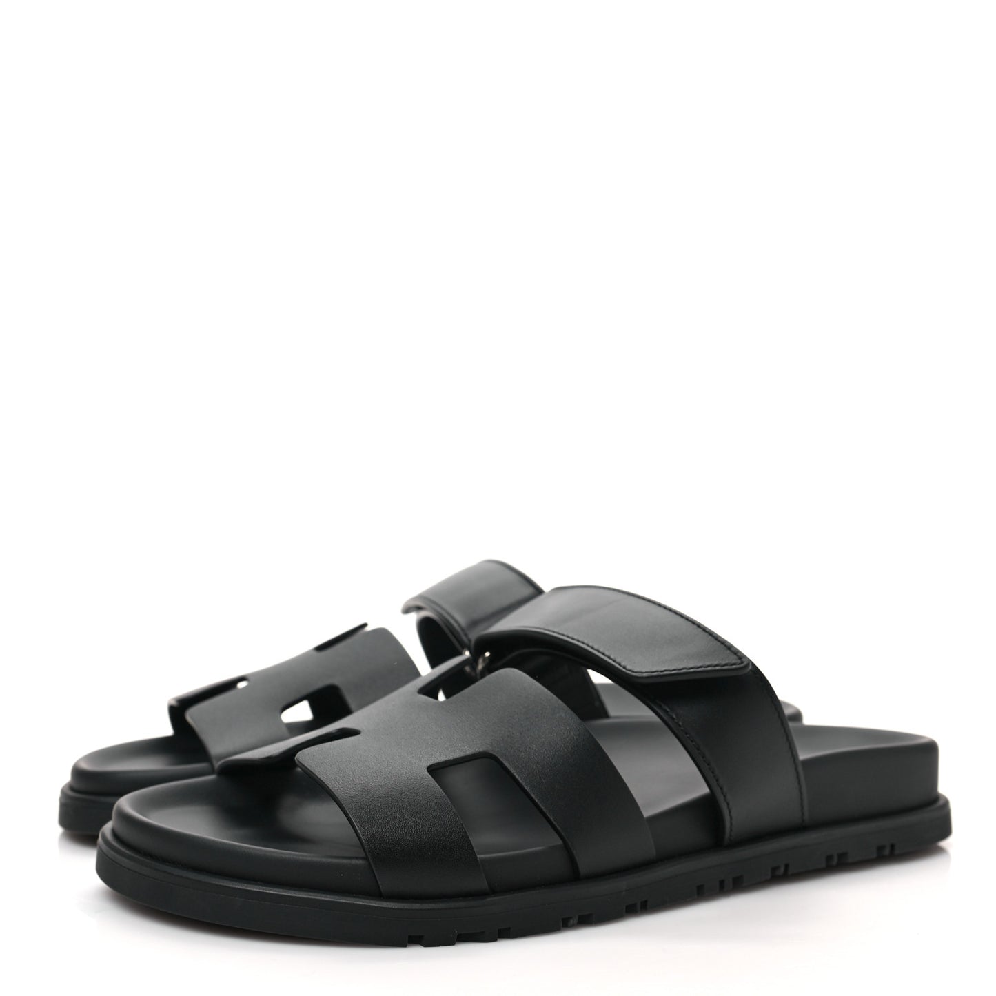 Calfskin Womens Chypre Sandals 37 Black
