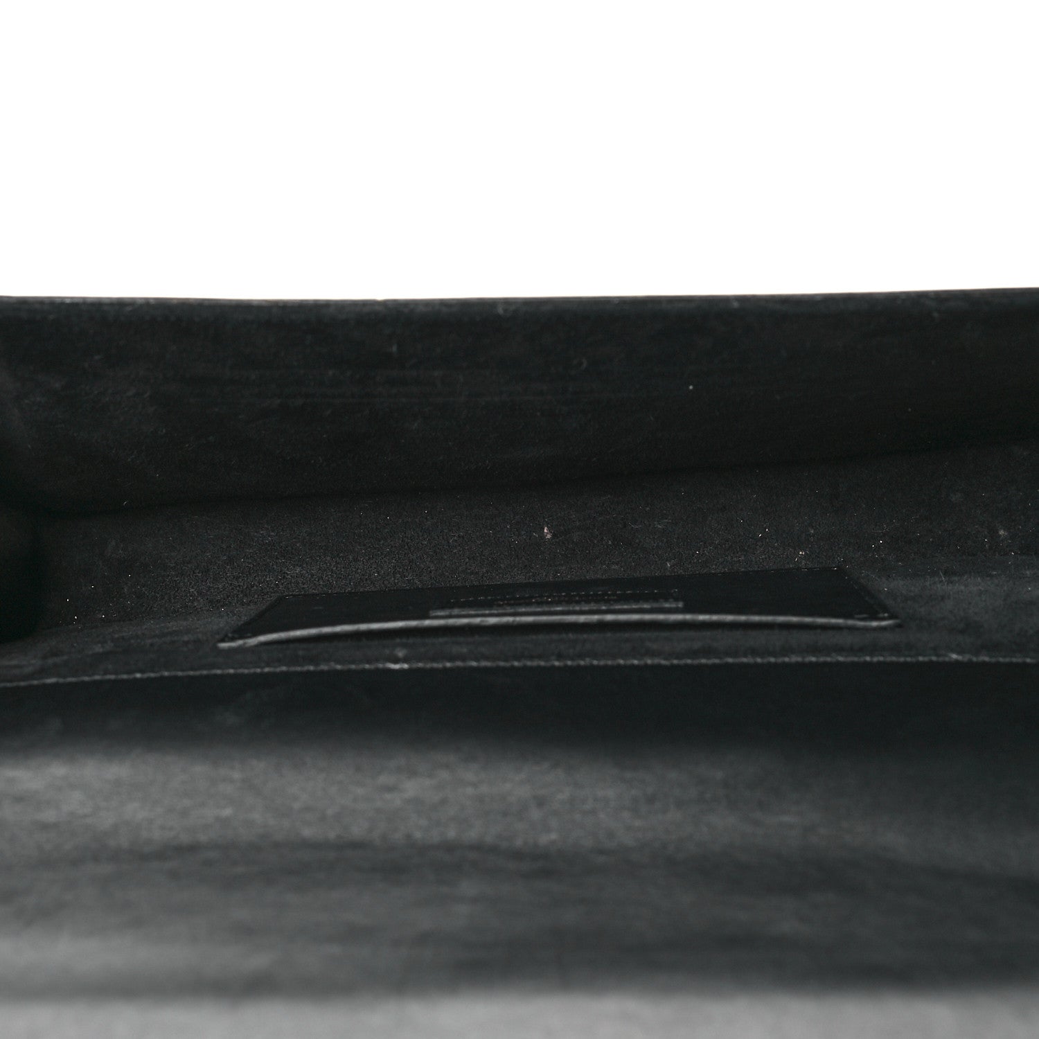 Saint Laurent Calfskin Classic Monogram Tassel Clutch Black 5 of 14