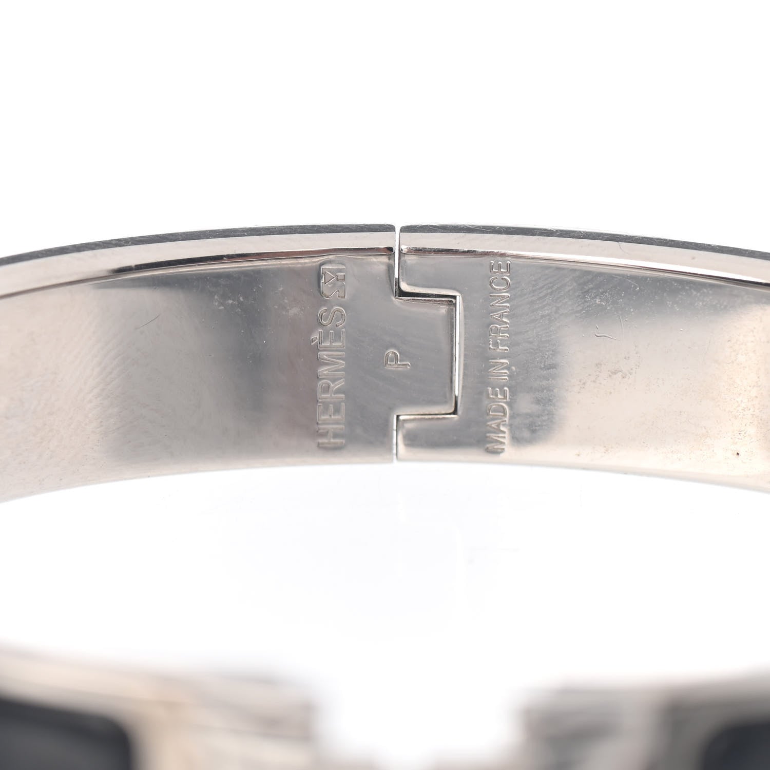 Hermes Enamel Narrow Clic Clac H Bracelet GM Black 4 of 4