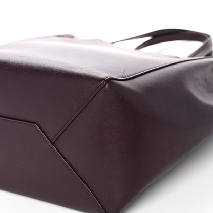 Celine Smooth Calfskin Small Tassel Cabas Phantom Burgundy 11 of 18