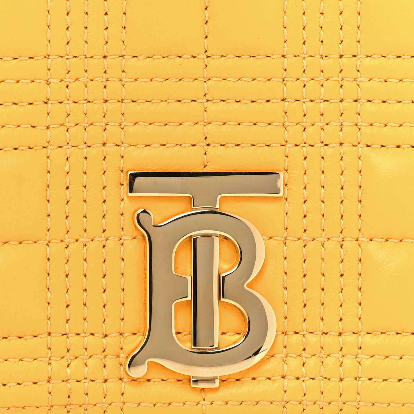 Lambskin Quilted Small Lola Bag Deep Saffron