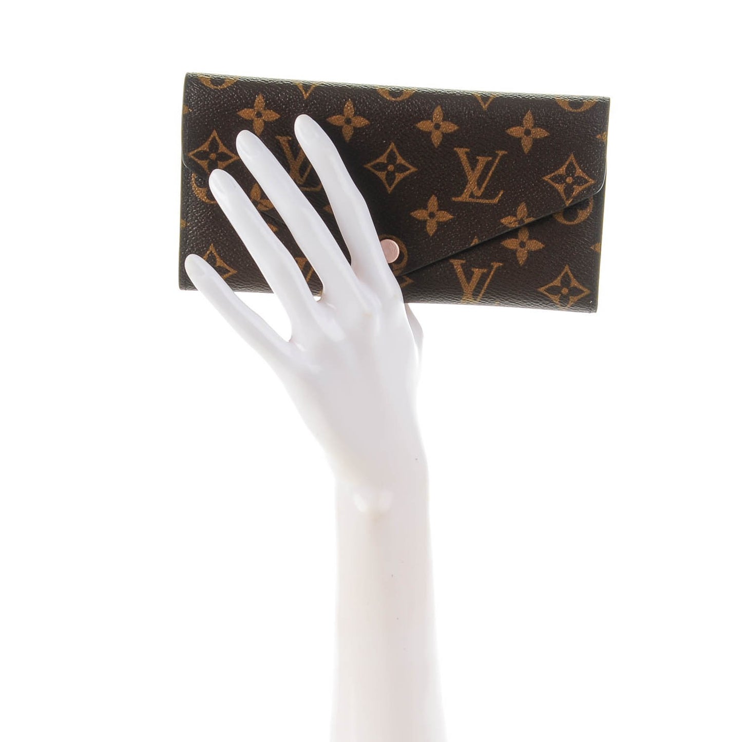 Monogram Josephine Wallet Rose Nacre