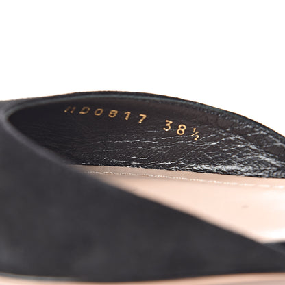 Christian Dior Suede Feather Dior Ethnie Flats 38.5 Black 11 of 11