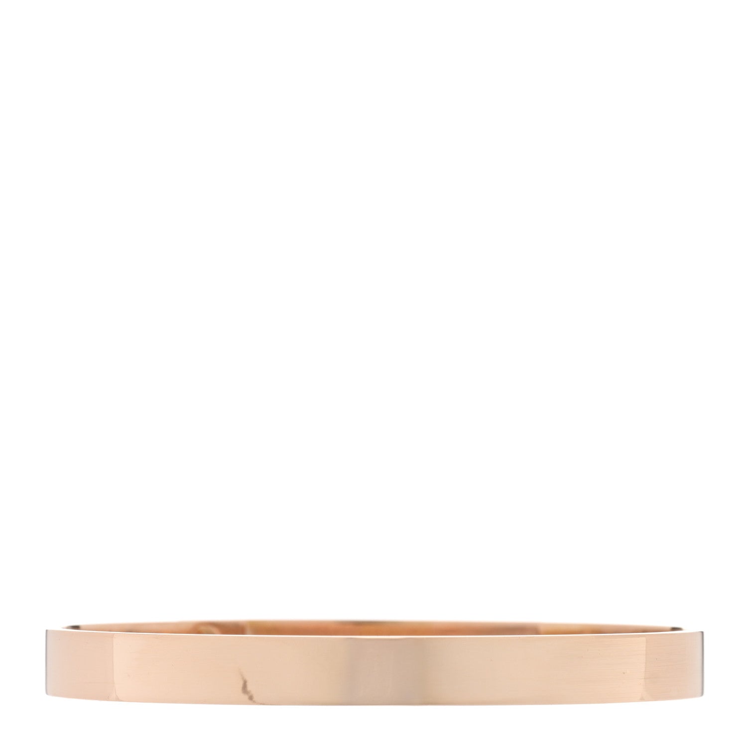 Hermes 18K Rose Gold Diamond PM Collier De Chien Bracelet SH 2 of 3