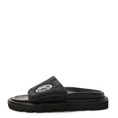 Louis Vuitton Nylon Monogram Womens Pool Pillow Comfort Mules 39 Black 1 of 16