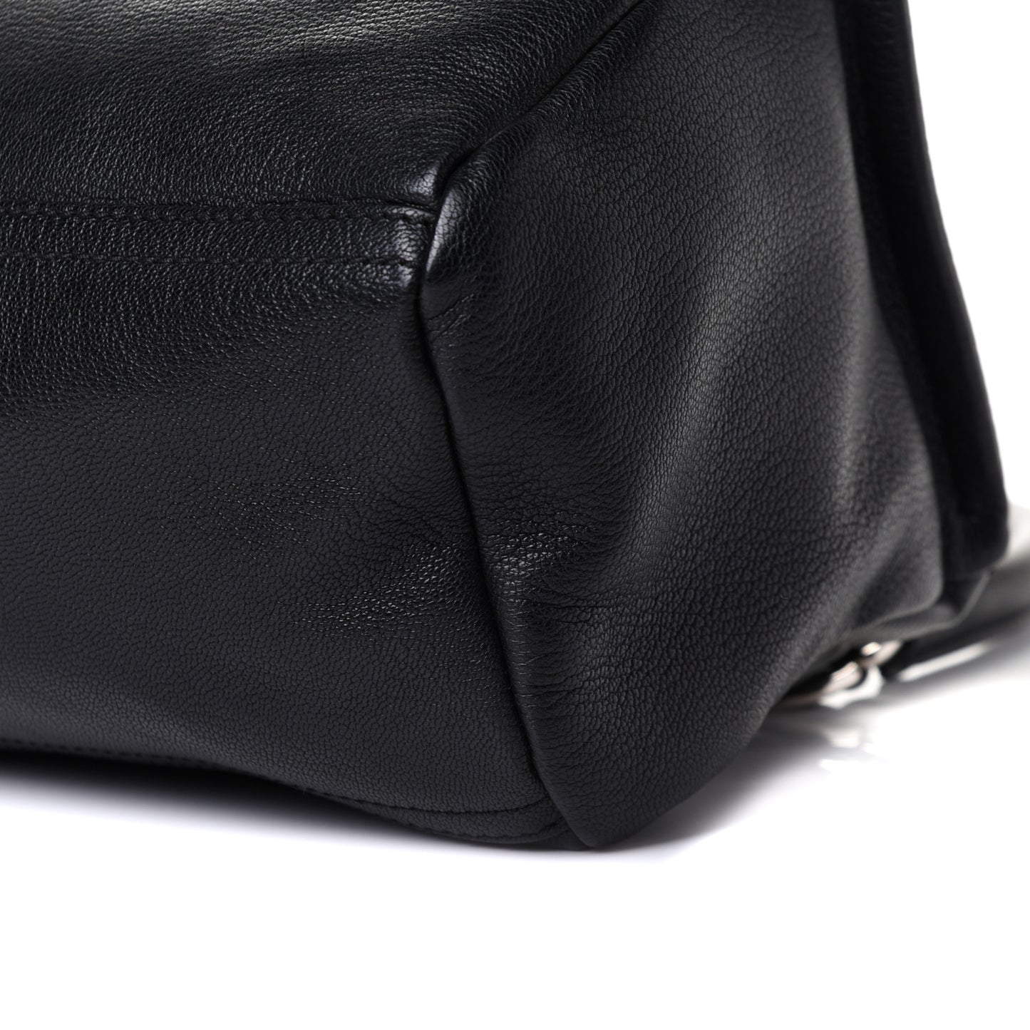 Sugar Goatskin Small Pandora Black