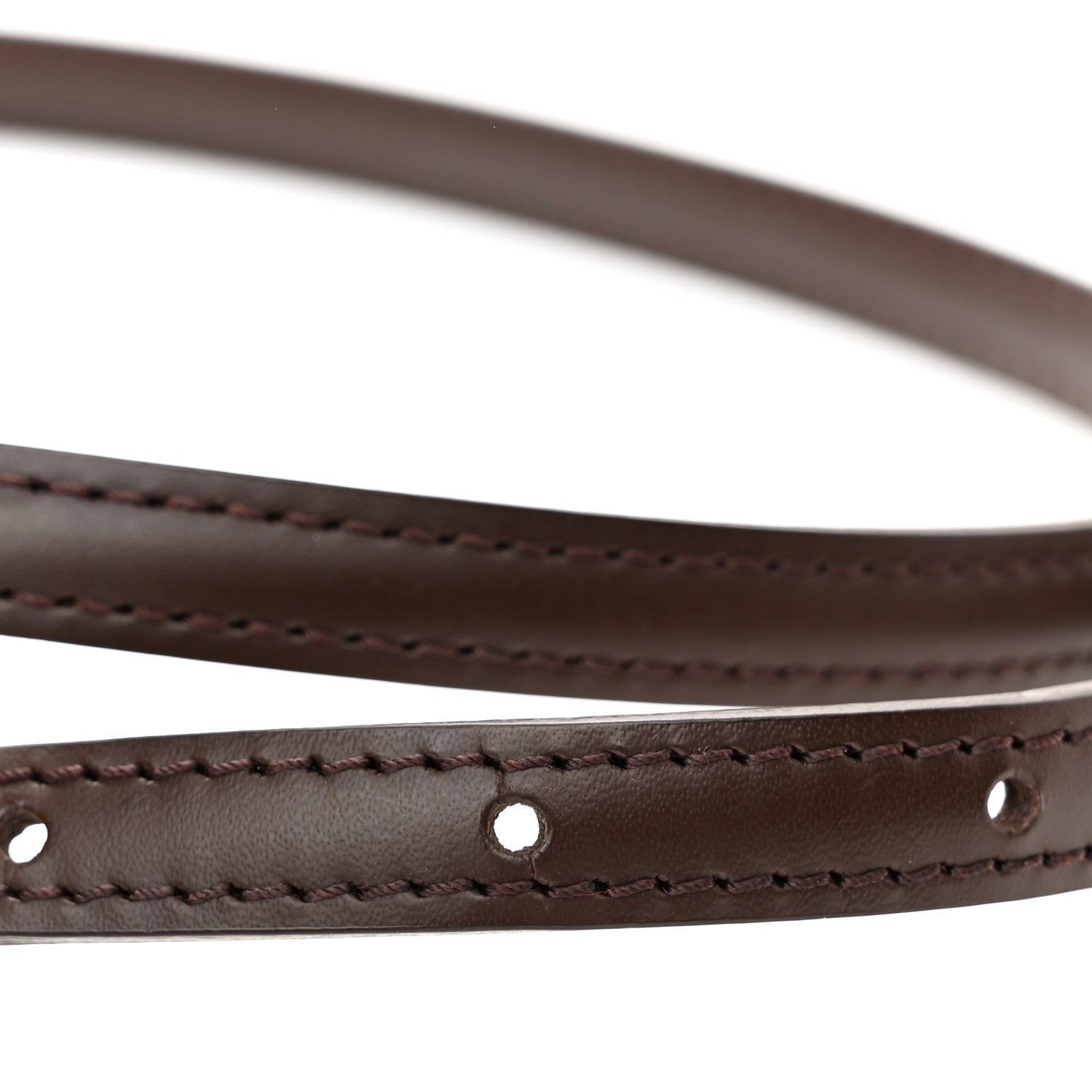 Louis Vuitton Calfskin 12mm Adjustable Shoulder Strap Brown 5 of 6