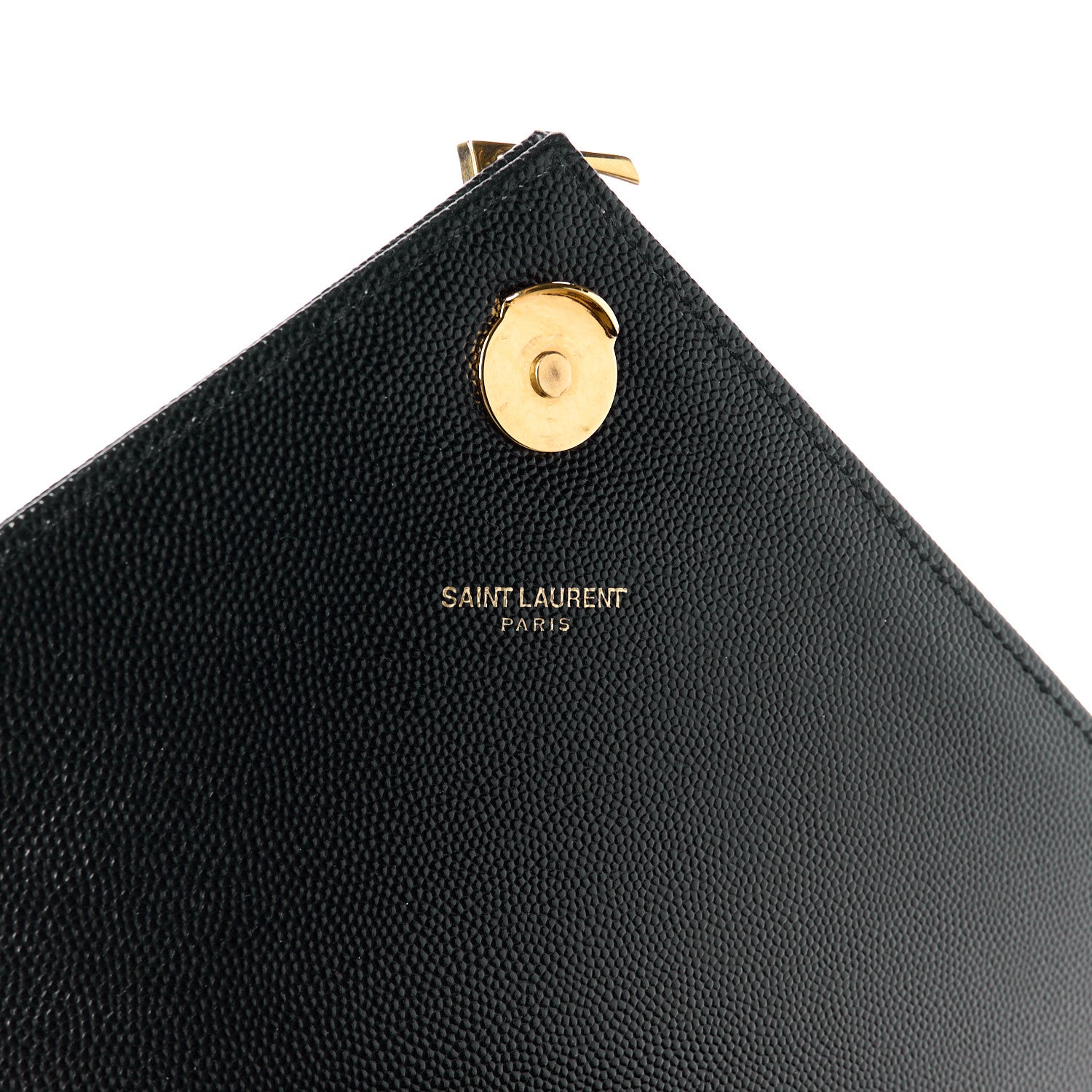 Saint Laurent SAINT LAURENT Grain De Poudre Matelasse Chevron Large Monogram Satchel Black 6 of 11