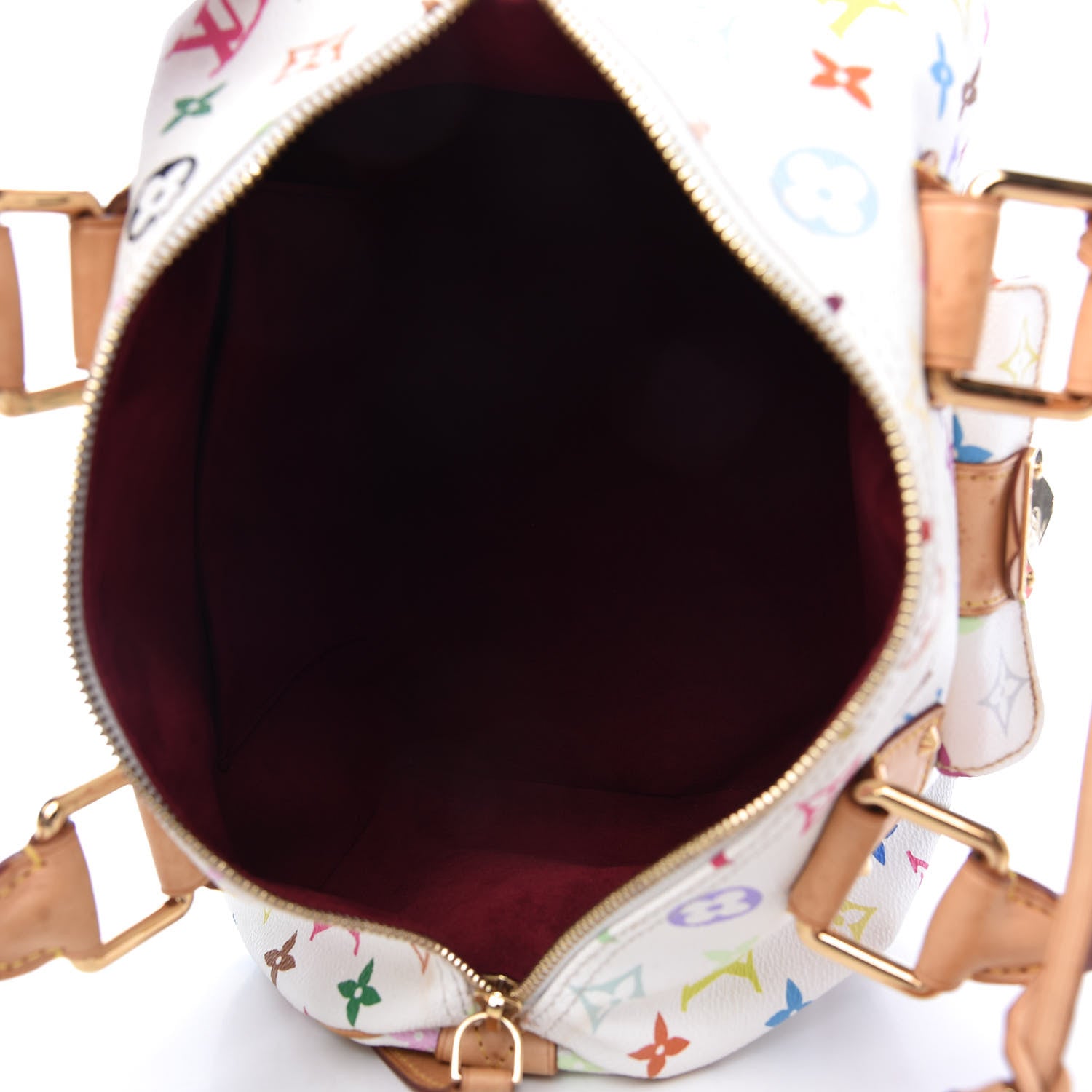 Louis Vuitton Monogram Multicolor Speedy 30 White 5 of 10