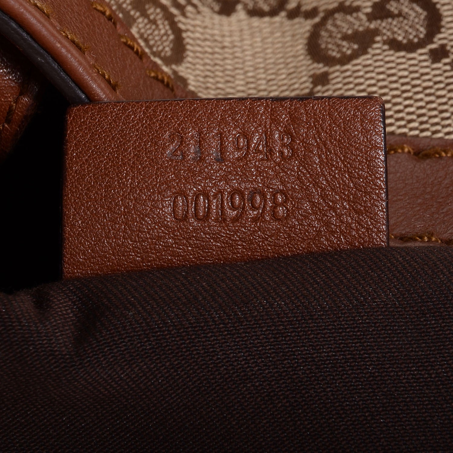 Gucci Monogram Large Sukey Tote Brown 6 of 9