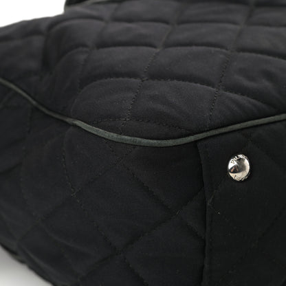 Prada Nylon Tessuto Impuntu Quilted Bowler Black 10 of 19