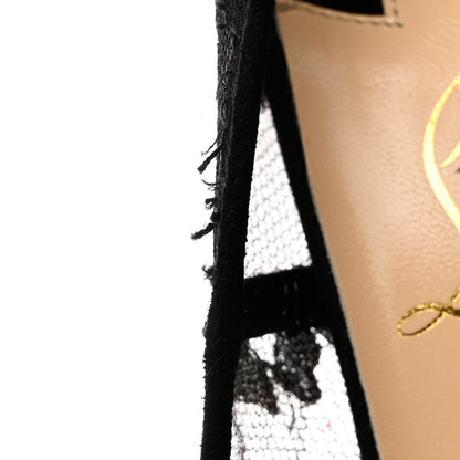 Christian Louboutin Lace Dorissima 100 Pumps 37.5 Black 8 of 11