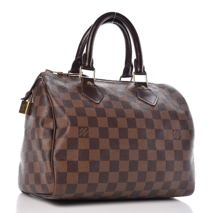 Louis Vuitton Damier Ebene Speedy 25 3 of 15