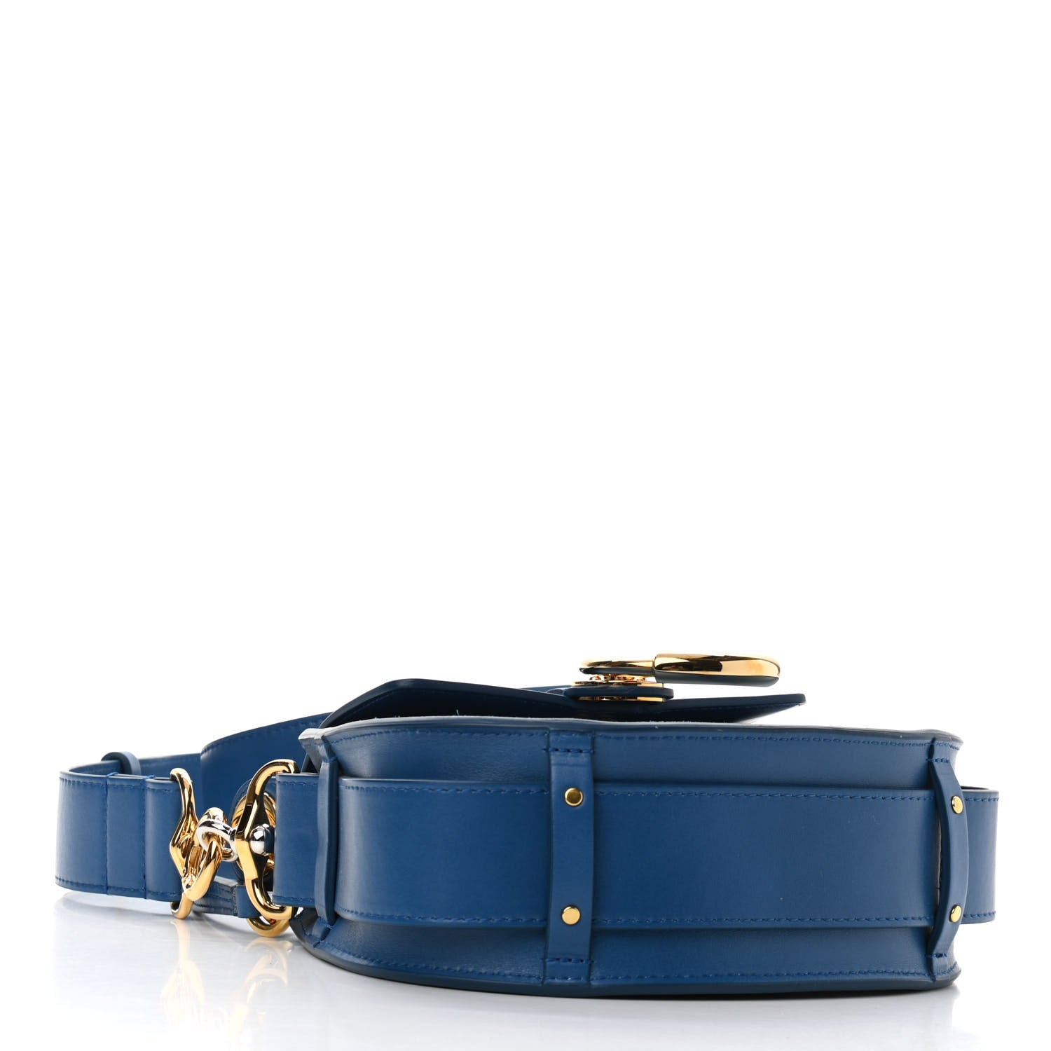 Chloe Calfskin Small Tess Bag Smoky Blue 4 of 9