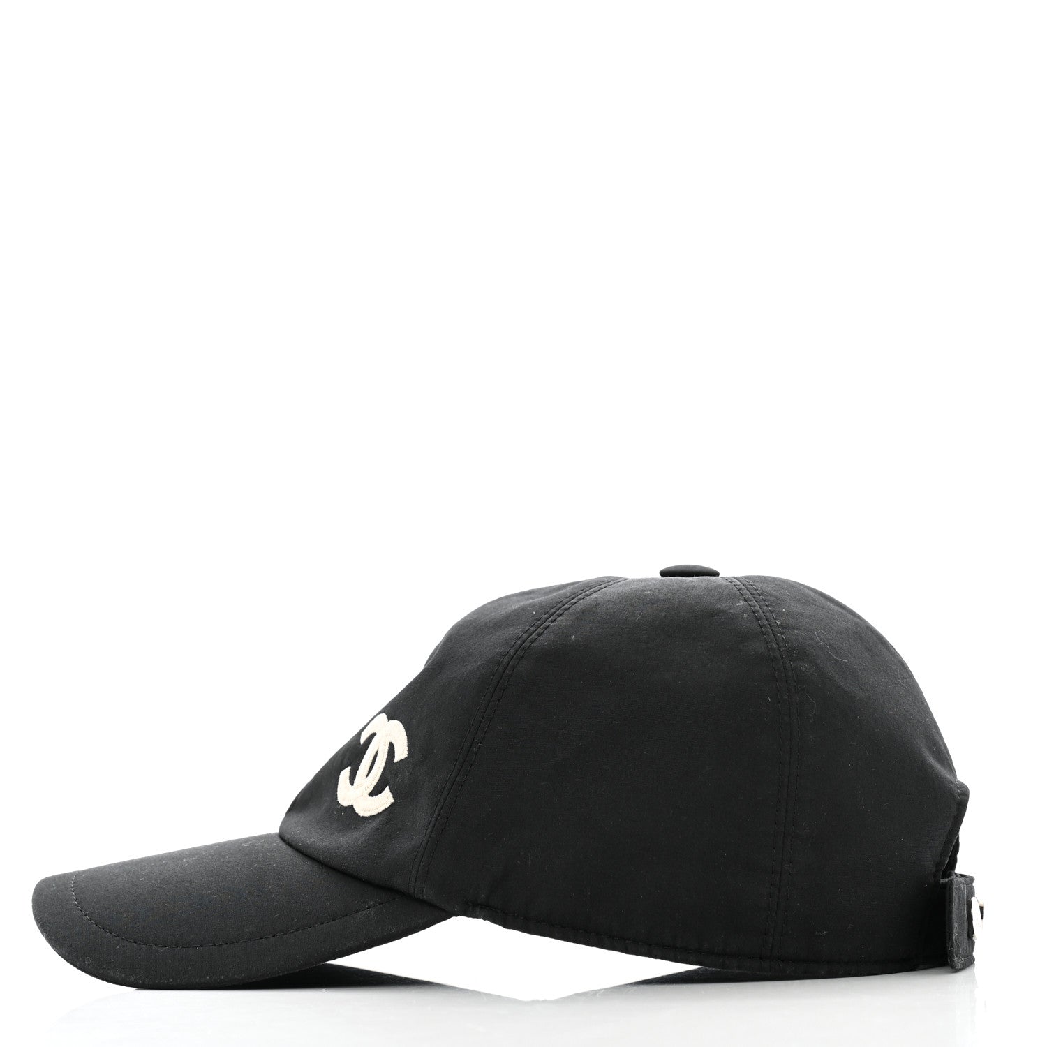 Chanel Cotton CC Cap Hat Black 4 of 13