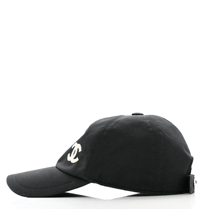 Chanel Cotton CC Cap Hat Black 4 of 13