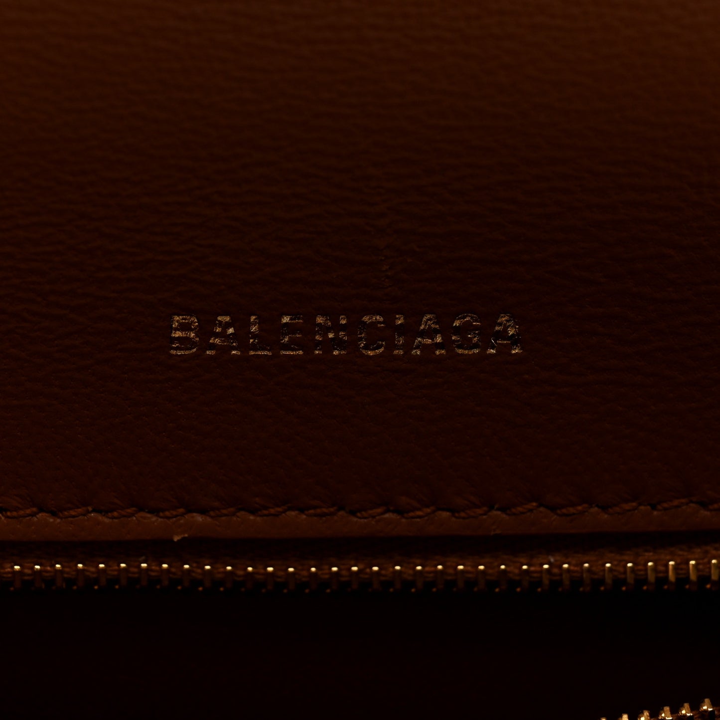 Shiny Box Calfskin Small Hourglass Top Handle Bag Camel