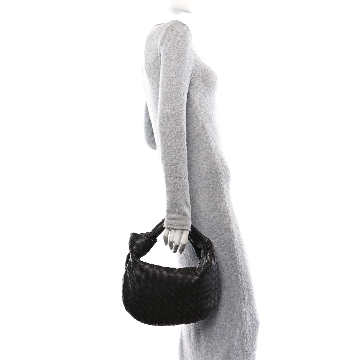 Nappa Intrecciato Teen Jodie Hobo Fondant