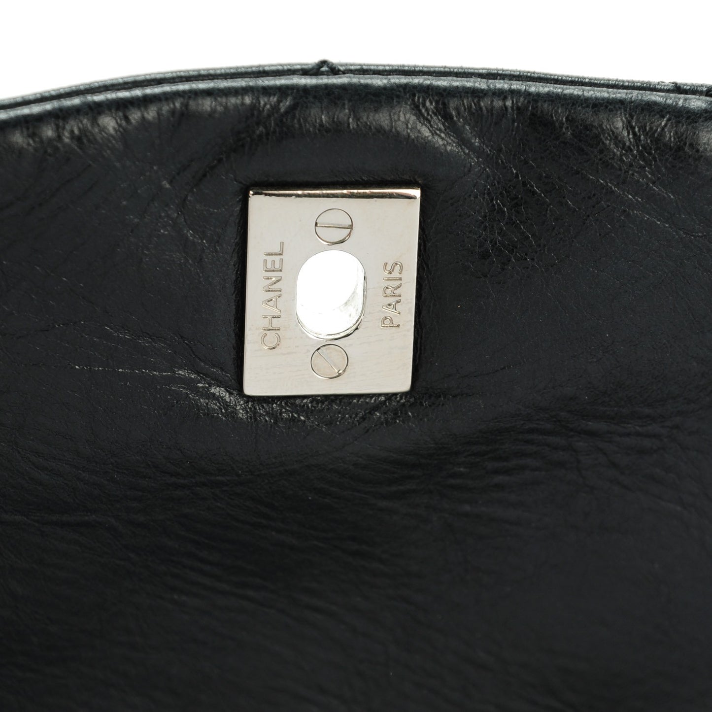 Shiny Lambskin Quilted Medium Trianon Messenger Flap Black