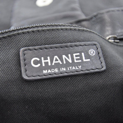 Chanel Leather Diamond Stitch Flap Black 8 of 9
