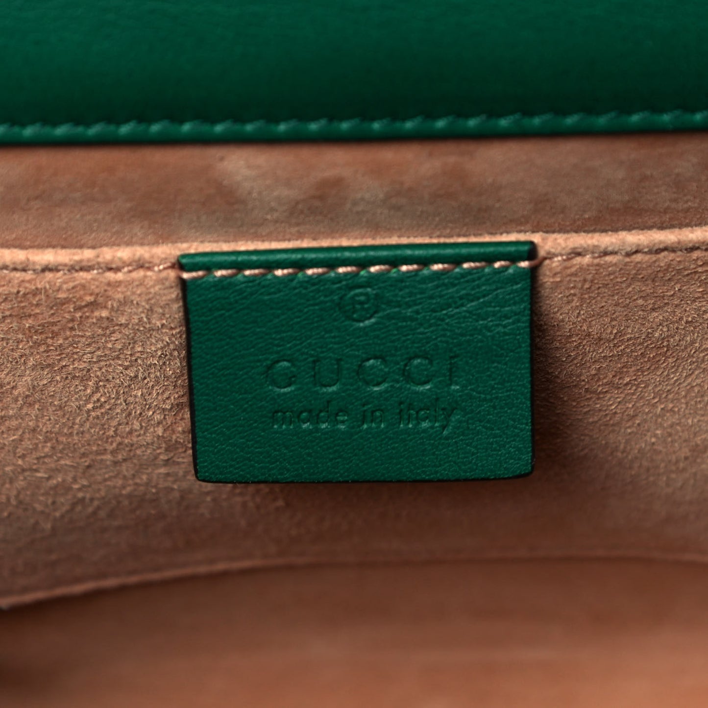 Calfskin Studded Small Padlock Shoulder Bag Emerald