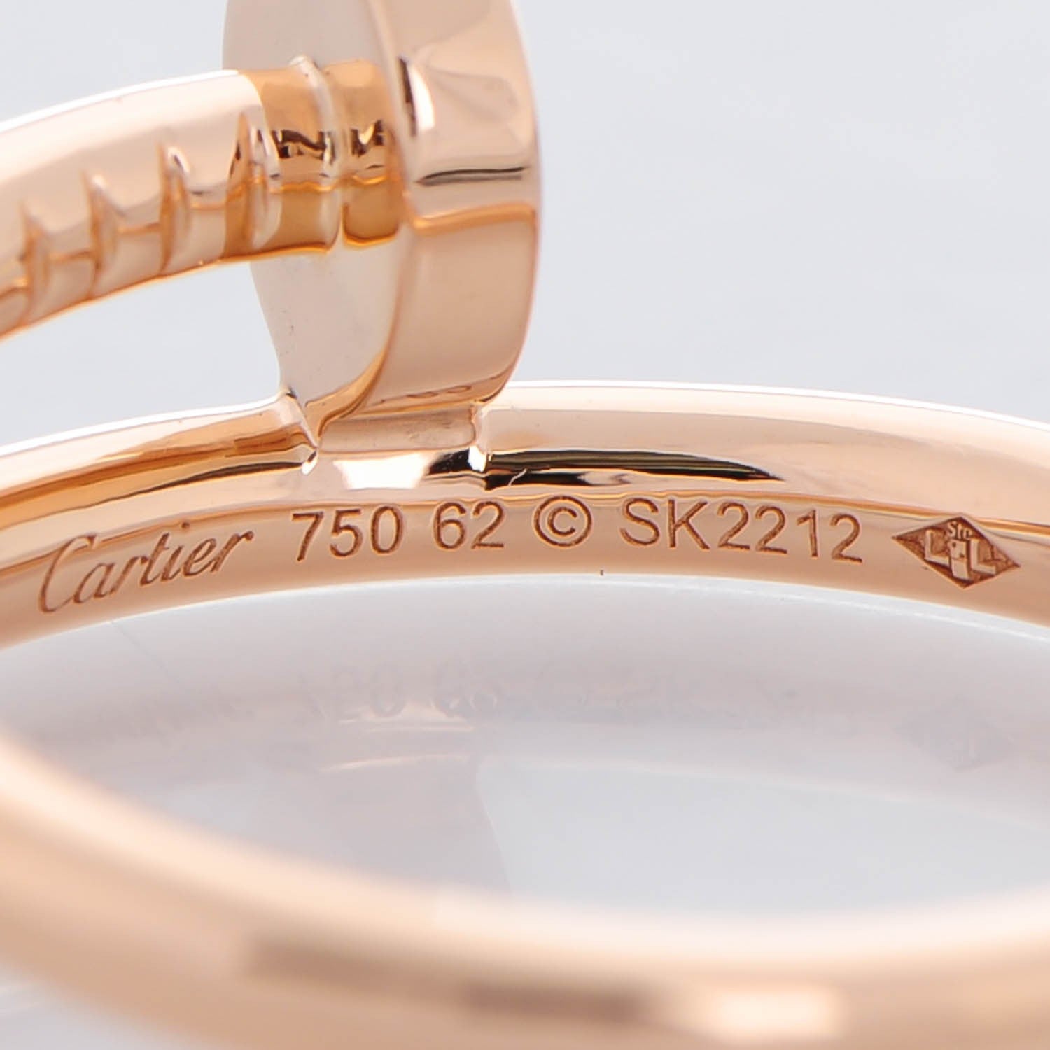 Cartier 18K Pink Gold Juste Un Clou Ring 62 10 4 of 5