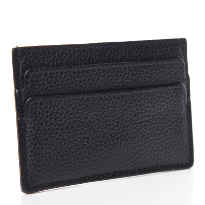 Alexander McQueen Calfskin Skull Card Holder Black 3 of 7