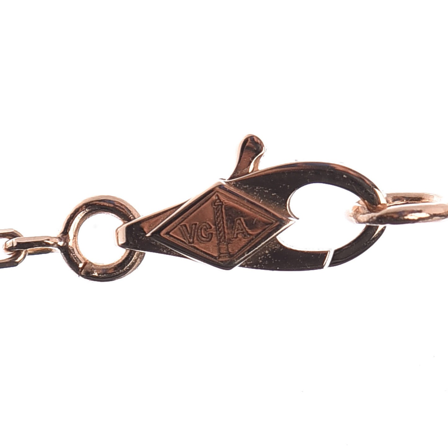 18K Rose Gold 16 Motifs Sweet Alhambra Necklace