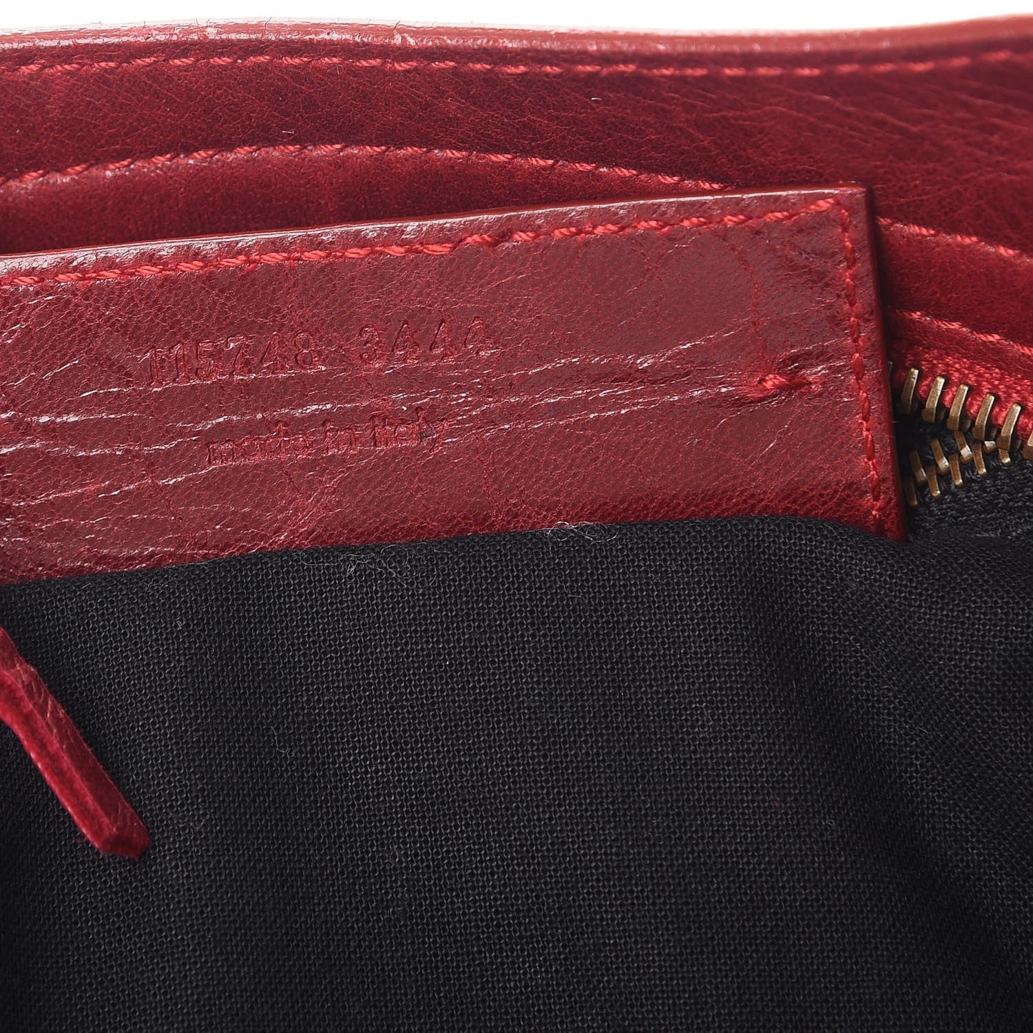 Balenciaga Chevre Classic Hardware City Rouge Vif 7 of 10