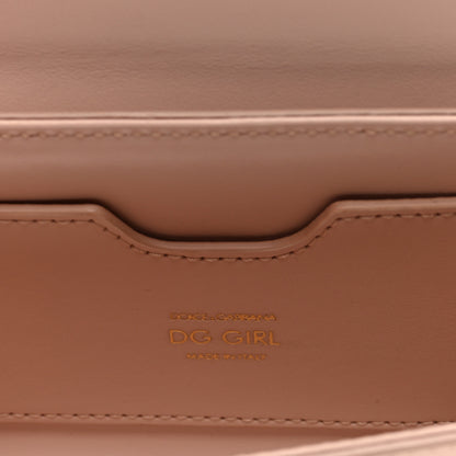 Dolce & Gabbana DOLCE GABBANA Calfskin DG Girls Phone Shoulder Bag Pink 6 of 9