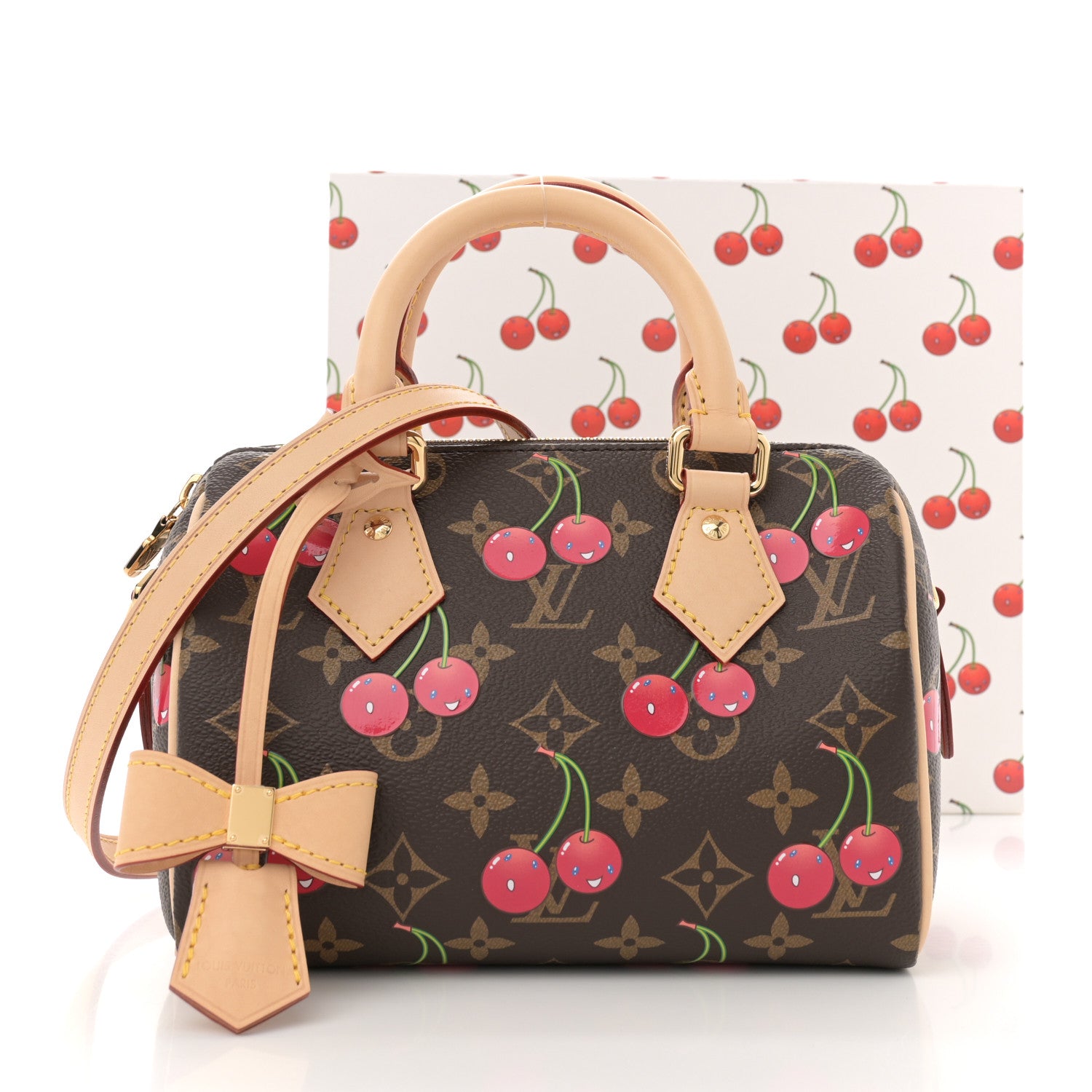 Louis Vuitton LV X TM Monogram Cerises Speedy Bandouliere 20