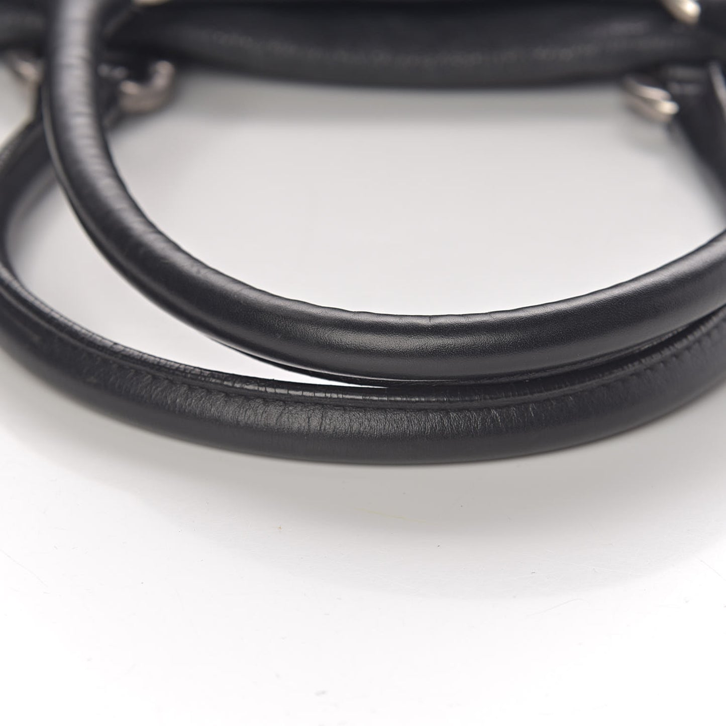 Calfskin CC Shoulder Bag Black