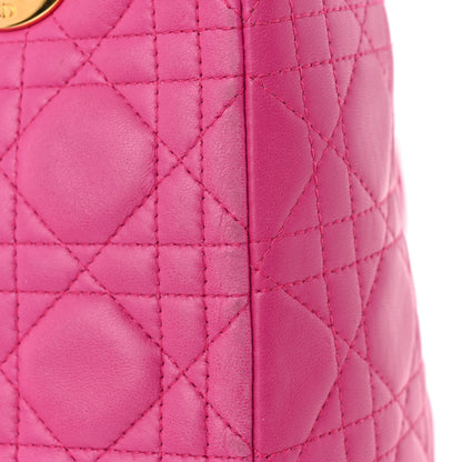 Christian Dior Lambskin Cannage Medium Lady Dior Pink 23 of 30