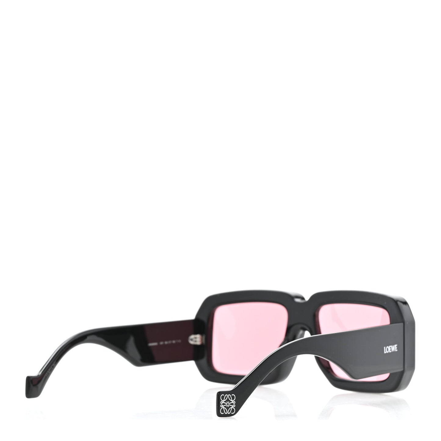 Acetate Paula's Ibiza Dive In Mask Sunglasses LW40064U Black Pink